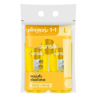 (1 แพ็ค) ซันซิล Sunsilk แชมพู+แชมพู ขนาด 300-325 มล. แพ็คคู่ #สินค้าอยู่ระหว่างปรับเปลี่ยนโฉมใหม่#