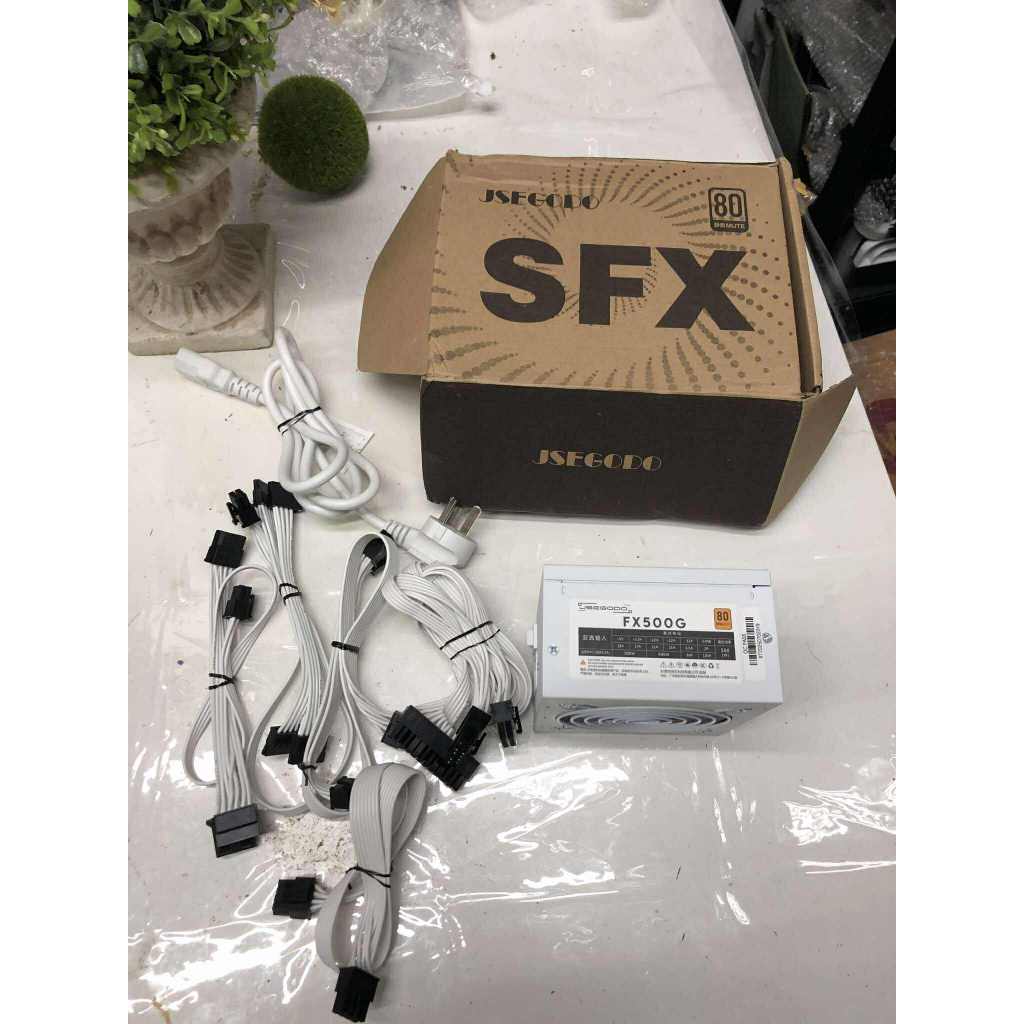 พาวเวอร์ซัพพลาย PSU SFX (itx) JSEGODO  500W 80+ ครบกล่อง ใช้งานปกติ ประกันร้าน