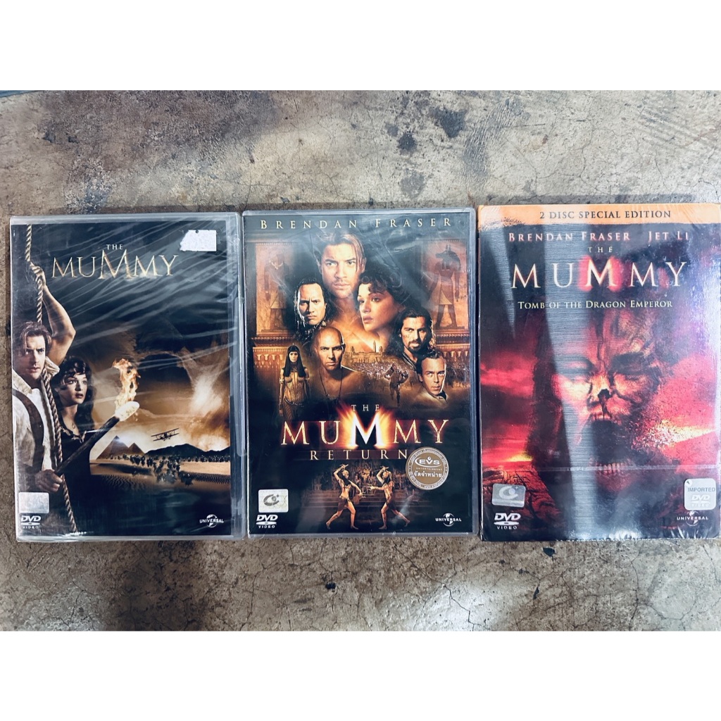 DVD 3 Part 4 Disc : The Mummy (1999) + The Mummy Returns (2001) + The Mummy 3 (2008)