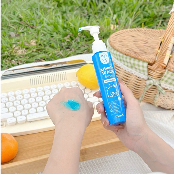 [ 1 ขวด ] NC RICH ALPHA ARBUTIN WHITENING SERUM โดสฟ้าเล็ก ขาวซีด