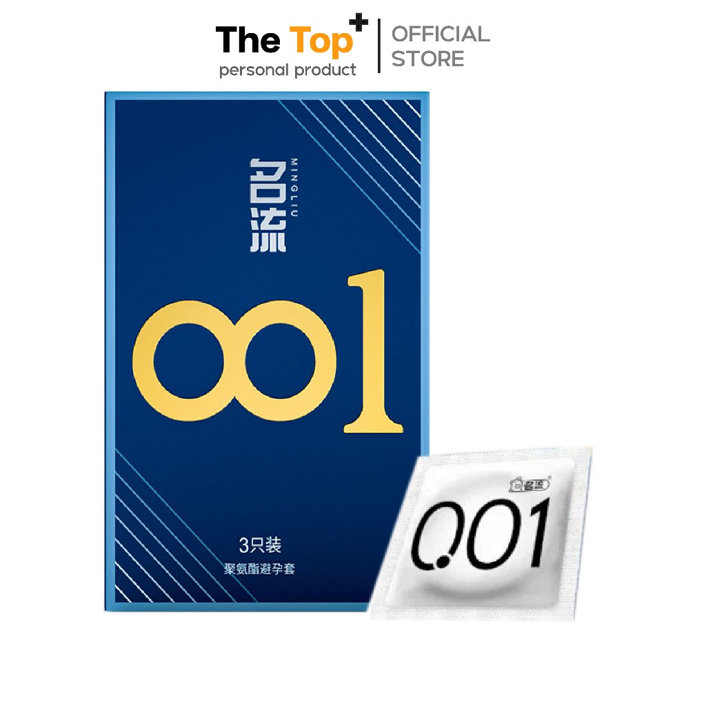 Mingliu ถุงยางโพลียูรีเทน บางกว่า 0.01 ถึง 90% เหมาะกับผู้แพ้น้ำยางธรรมชาติ ไซส์ 55±2 มม.
