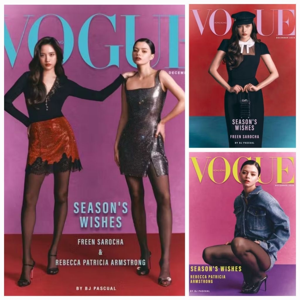 นิตยสาร Vogue Hongkong (Dec 2025) ปก Freen / Becky / Freenbecky (พร้อมส่ง) มี 3 ปกให้เลือก