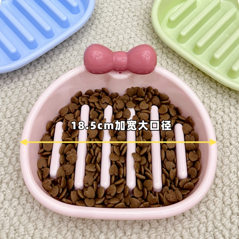 Boqi Factory ชามอาหารสัตว์เลี้ยง ชามลดการกินไว ชามอาหารฝึกให้ทานช้าลง  สุนัขและแมว Slowbowl - รูปที่ 6