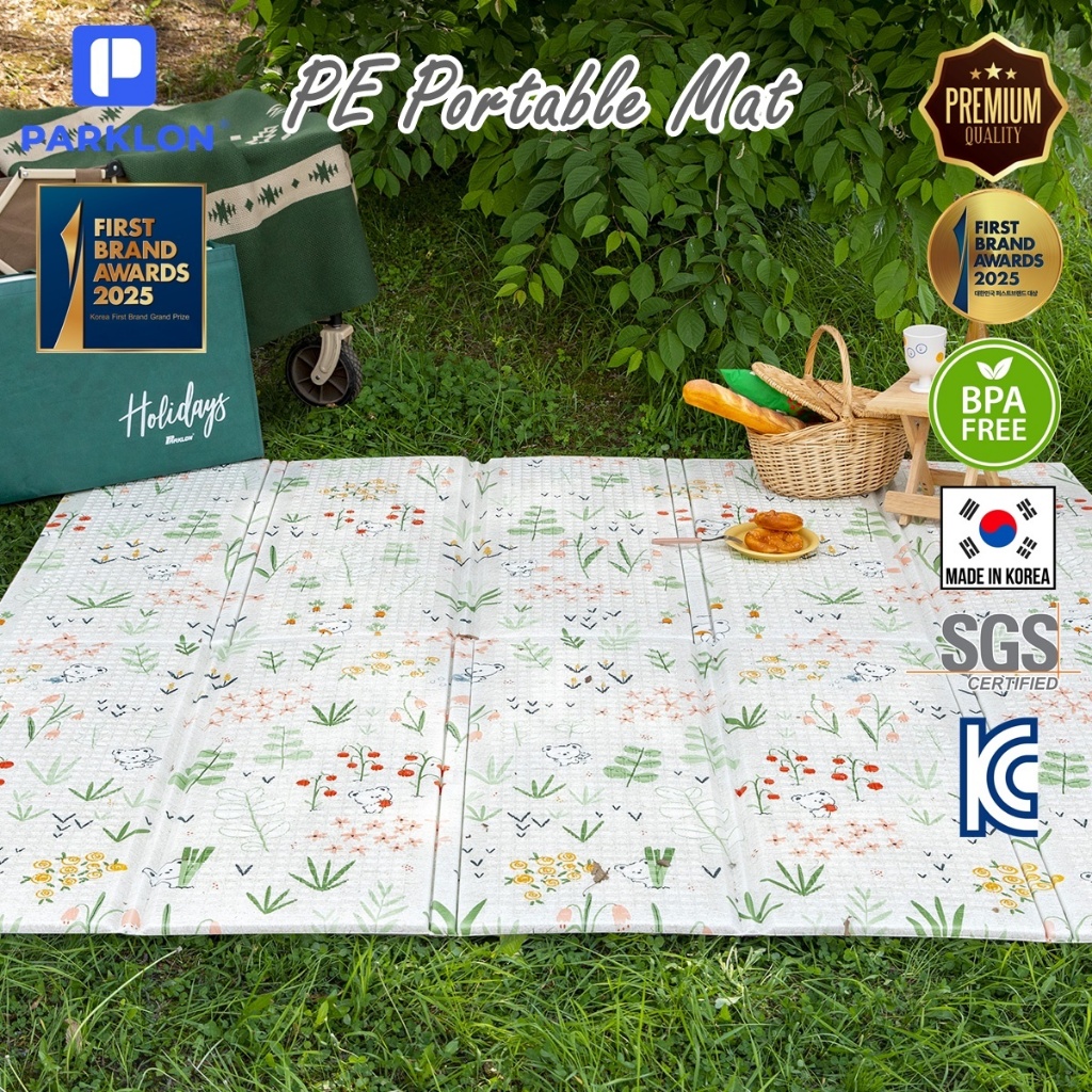 [12 colors] PARKLON PE Portable Mat แผ่นรองคลานเกาหลีพับได้ เสื่อแคมป์ปิ้ง เสื่อปิคนิคเกรดพรีเมี่ยม - รูปที่ 7