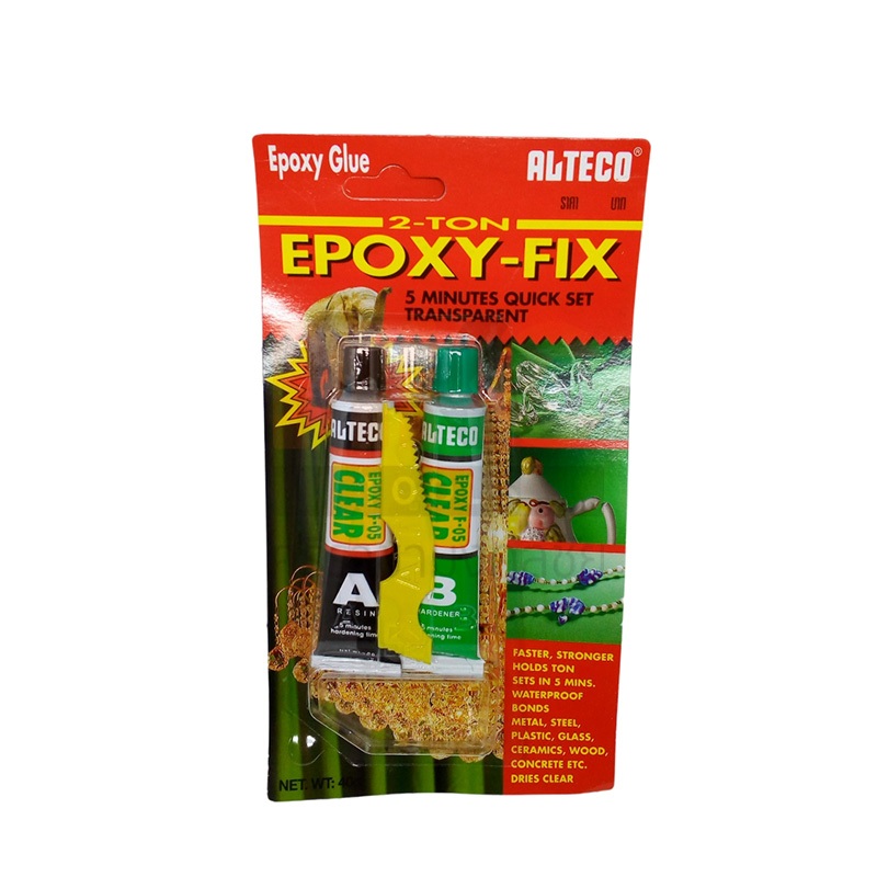 ALTECO กาว EPOXY FIX-2T แห้งเร็ว สีใส