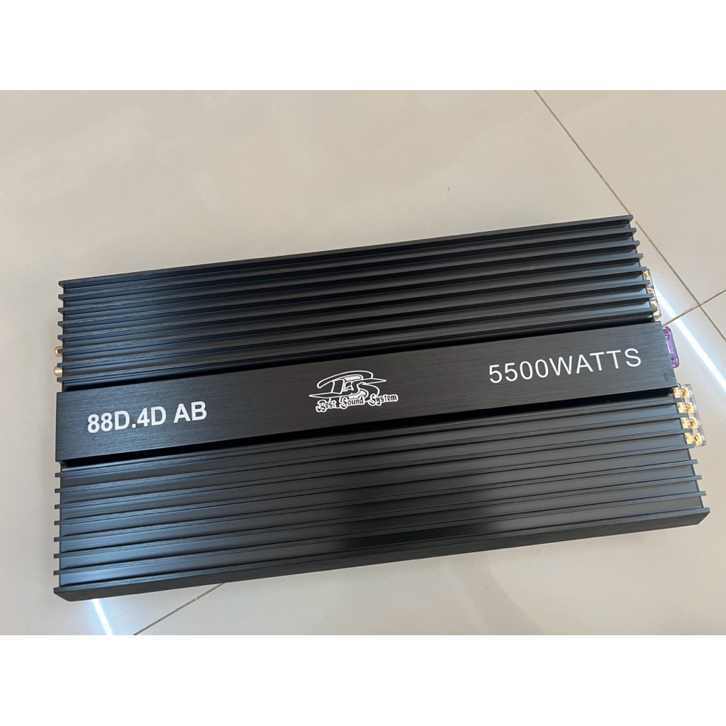 2639บาท 4Ch Class AB แรง อึด ทน วัตต์สูง เสียงดี ยี่ห้อ BSS รุ่น 88D.4D AB ติดรถยนต์