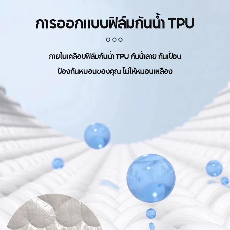 ปลอกหมอนผ้าคอตตอน กันไรฝุ่น ขนาด 48*72 ซม thumbnail 9