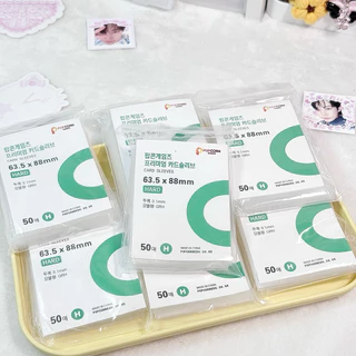 [พร้อมส่ง]ซองใสใส่การ์ด Popcorn ขนาด63.5x88mm ใส่การ์ดไซส์ GMMได้