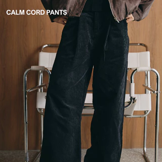 EVERYDAY - Calm Cord Pants กางเกงขายาวกระบอกผ้าลูกฟูก (H)