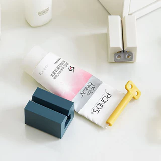 🤍พร้อมส่ง🤍 ที่บีบยาสีฟัน (มือหมุน) เครื่องบีบยาสีฟัน ที่รีดยาสีฟัน โฟมล้างหน้า Toothpaste Squeezer