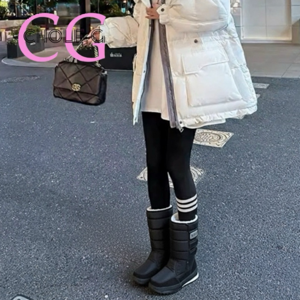 Chole G :Alas Snow Ski Boots (ไซส์37-44)รองเท้าบูทบุขนกันหนาว ลุยหิมะ ส้น5cm(SH0257) - รูปที่ 7