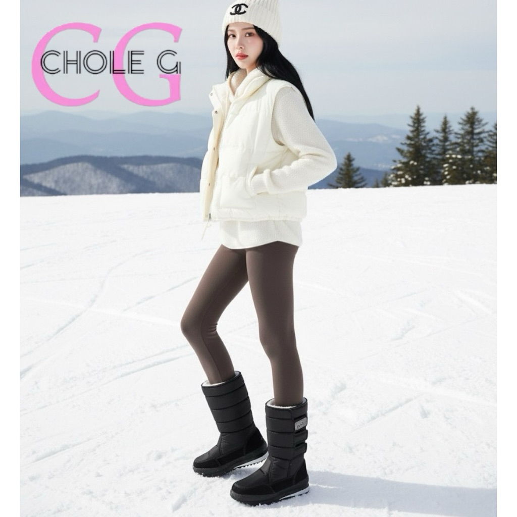 Chole G :Alas Snow Ski Boots (ไซส์37-44)รองเท้าบูทบุขนกันหนาว ลุยหิมะ ส้น5cm(SH0257) - รูปที่ 2