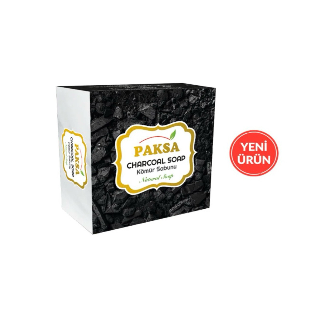 Paksa Charcoal Soap (Black African)125 gr จากตุรกี / สบู่ดำตุรกี พร้อมส่ง