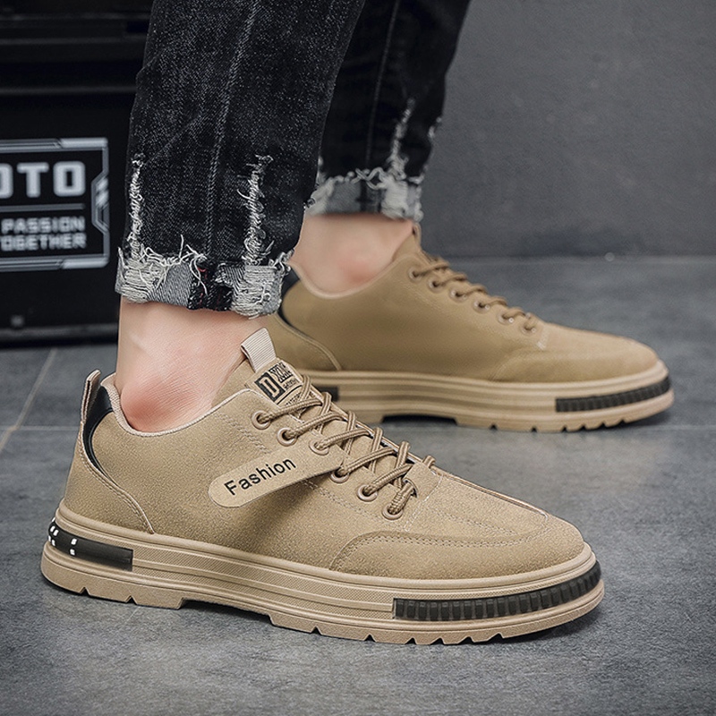 GFShop เพิ่มความมั่นใจทุกก้าวด้วยรองเท้าผ้าใบกันลื่น กันน้ำ สำหรับผู้ชาย ดีไซน์ล่องต่ำสไตล์วินเทจ ใช้งานได้จริง