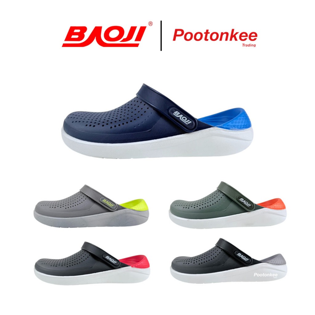BAOJI บาโอจิ รุ่น BO41-808 รองเท้าแตะ รองเท้าหัวโตผู้ชาย ไซส์ 41-45