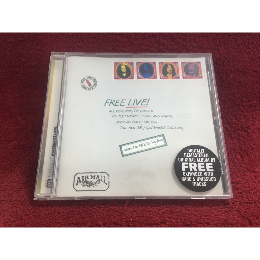 CD Free – Free Live สภาพตามปก CA34-112