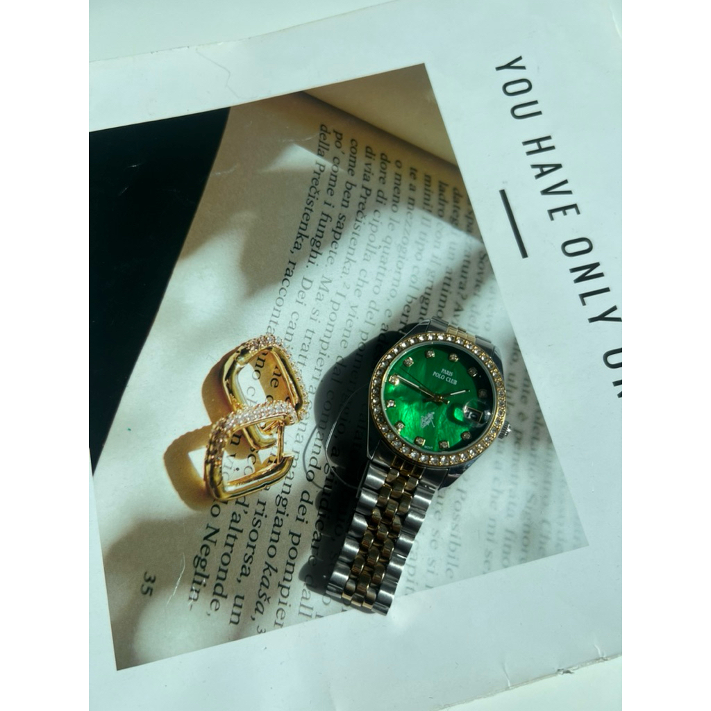 นาฬิกาข้อมือ นาฬิกาผู้หญิง Polo แท้ มือสอง