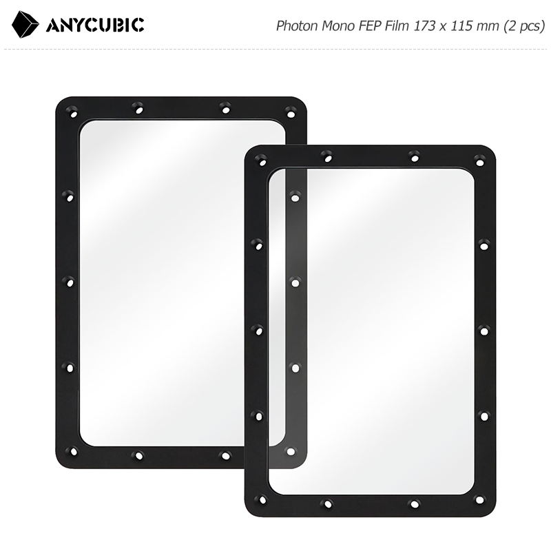 Anycubic 3D Printer Photon Mono/4K/Ultra/D2 FEP Film 173x115 mm 2 pcs Resin FEP 0.15 mm 3D086M-2