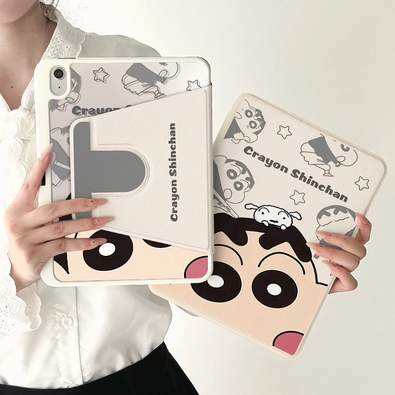 🚚พร้อมส่ง🚚เคส Samsung Galaxy Tab S11 A11 S9+ S9 FE+ Shin-chan S9 S8 S7 มีที่ใส่ปากกา S7 S6 Lite A9+