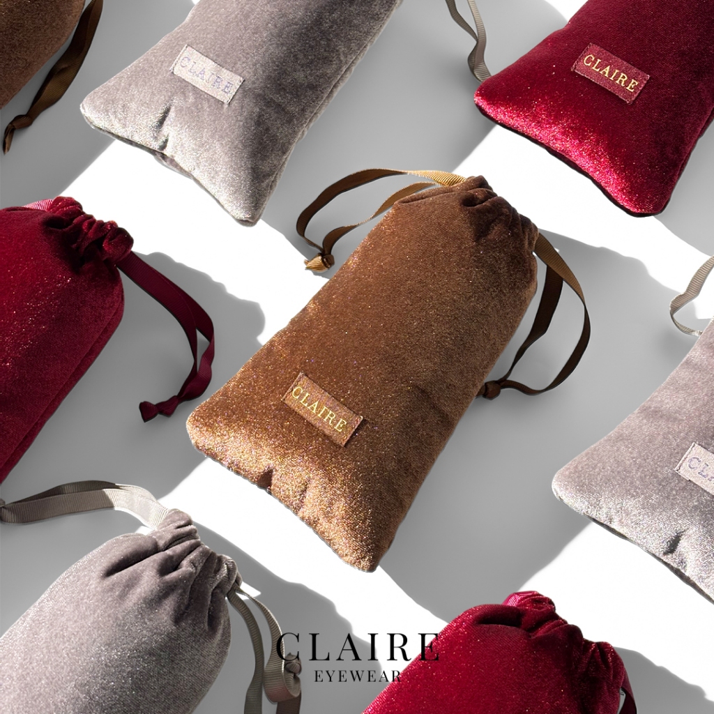 CLAIRE : Velvet Glasses Pouch | ถุงเก็บแว่นตากำมะหยี่ Limited Edition