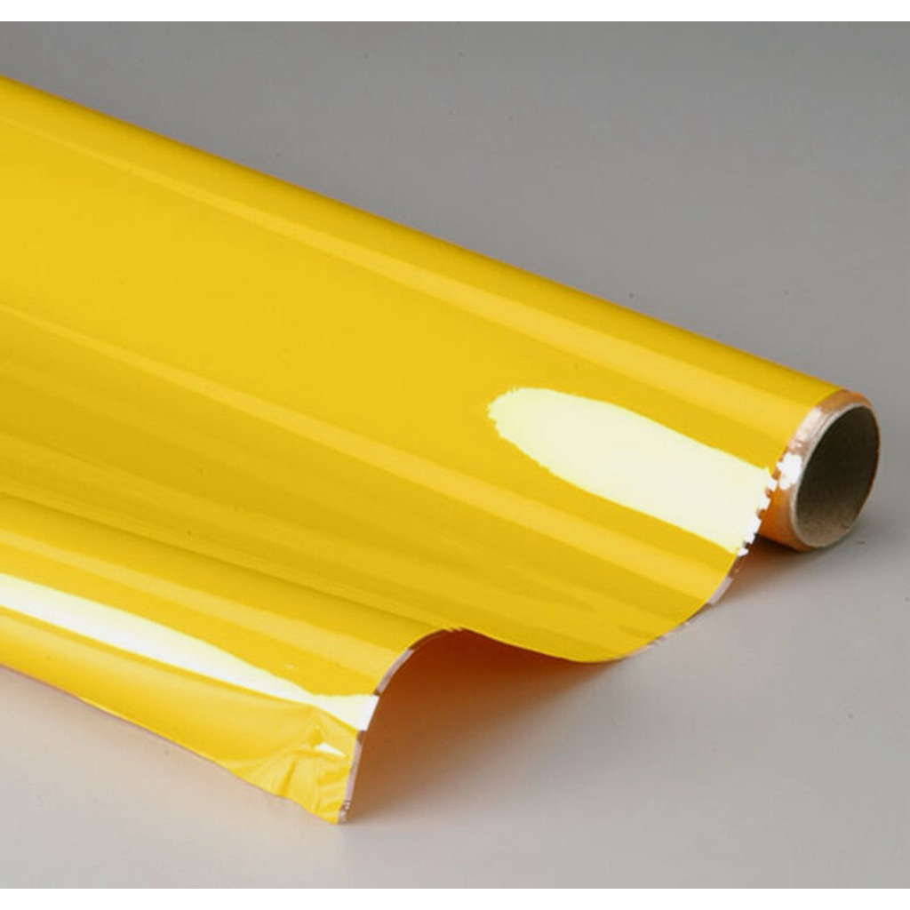 Top Flite MonoKote  6’ (1.8m)  Made in USA  - TOPQ0220  Cub Yellow (ม้วนตัดแบ่งจากม้วนใหญ่)