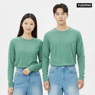 Yuedpao Ultrasoft Non-Iron เสื้อยืดแขนยาว สีพื้น ไม่ย้วย ไม่หด ไม่ต้องรีด ผ้านุ่ม - 12 สี [NEW]