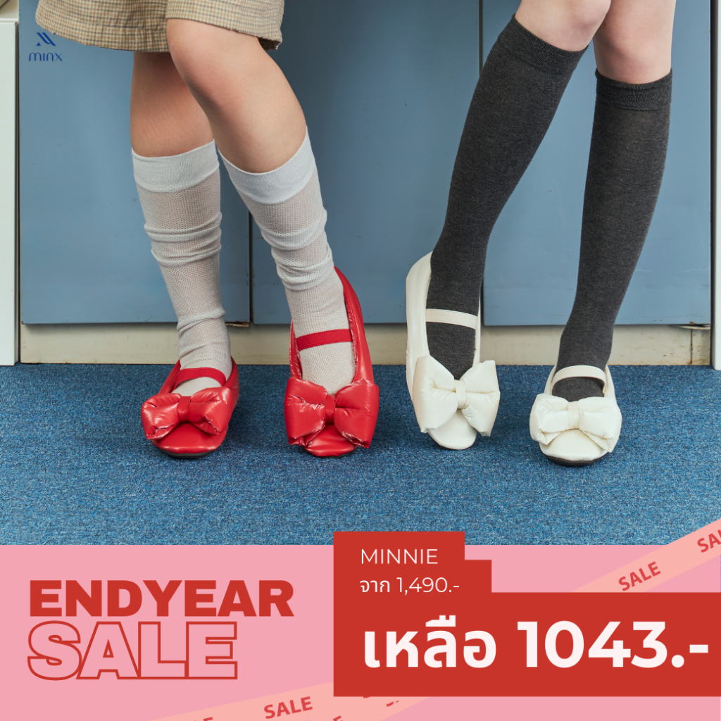 Minx รุ่น Minnie รองเท้า maryjane ประดับโบว์ minxshoes
