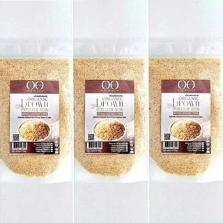 ไซเลียมฮัสก์ Psyllium Husk เกรดข้าวกล้อง Brown Psyllium Fiber ไฟเบอร์สูง ช่วยขับถ่าย 100g แพคเกจใหม่