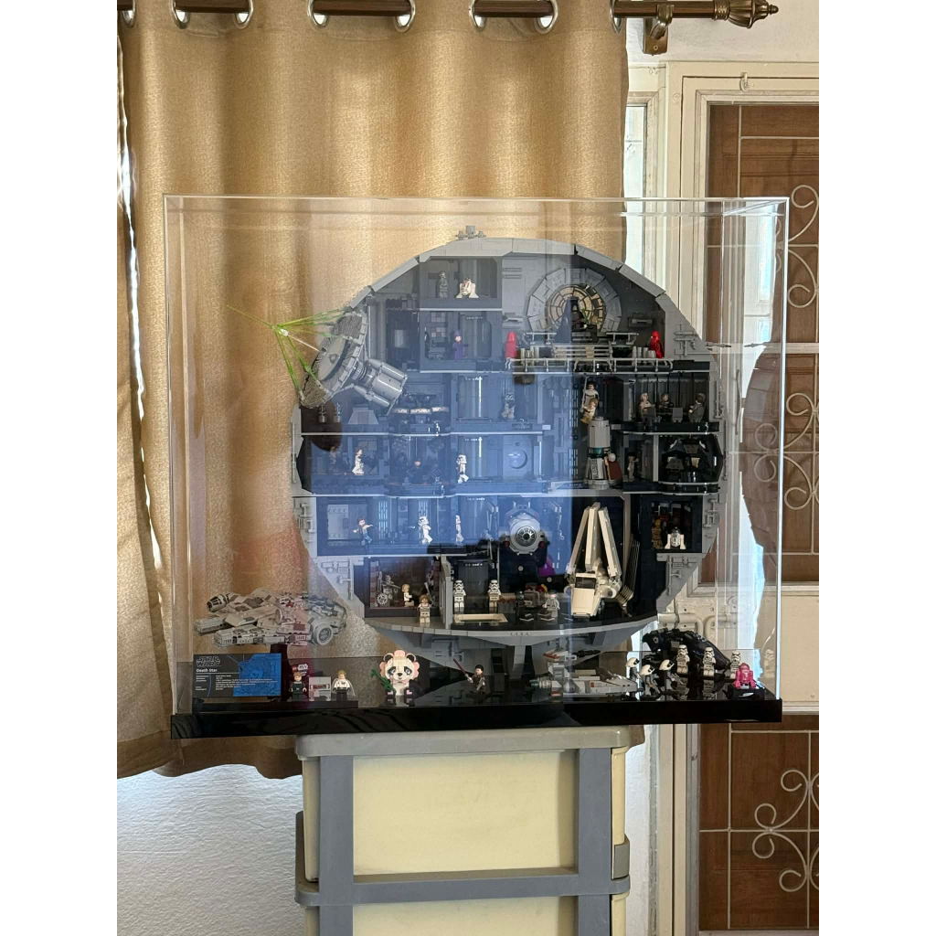 กล่องอะคริลิค 88x35x73 cm. สำหรับ Lego Star Wars™ 75419 Death Star™