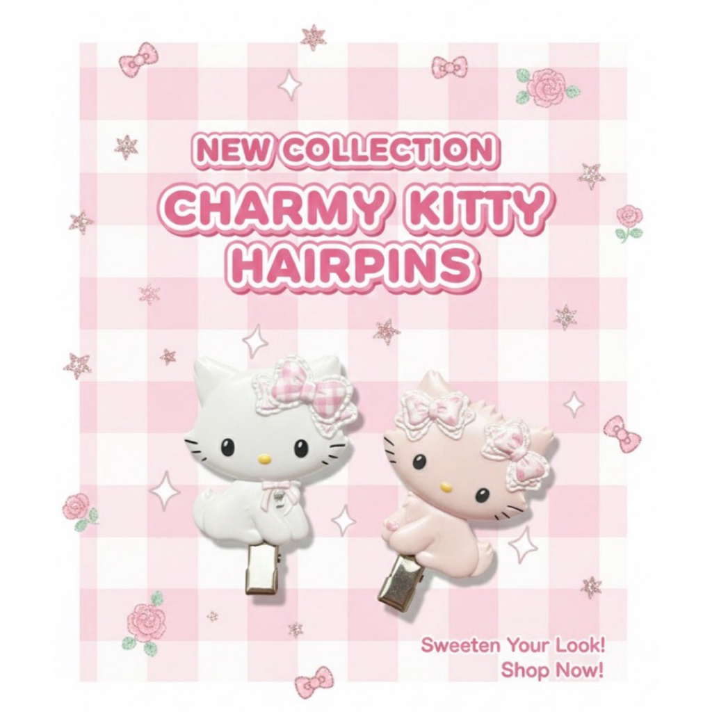(พร้อมส่ง) กิ๊บติดผม Charmy Collection ชามมี่ ของแท้