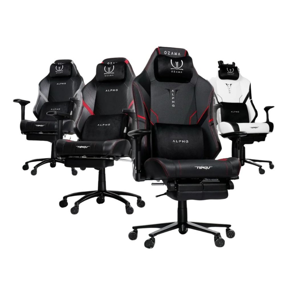 Tengu Ozama Alpha Gaming Chair เก้าอี้เกมมิ่ง ปรับเอนนอนได้ รับน้ำหนัก 150 กก รับประกัน 3 ปี