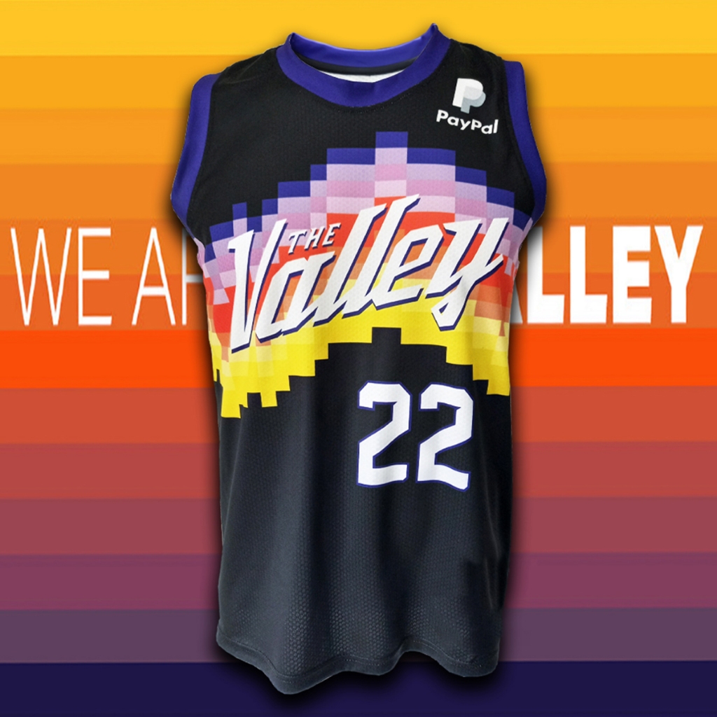 เสื้อบาสเกตบอล ทีม ฟีนิกซ์ ซันส์ รุ่น City /Deandre Ayton#22 ไซส์ S-5XL #BK0063