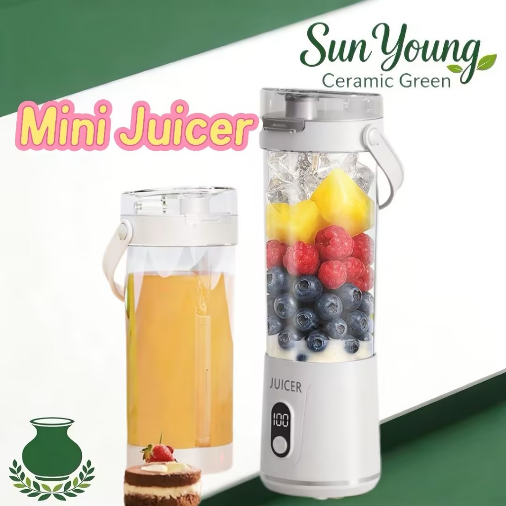 เครื่องปั่นผลไม้ Wireless Juicer ปั่นละเอียด อเนกประสงค์ เครื่องปั่นจิ๋ว ชาร์จUSB ของแท้ Fresh Juice