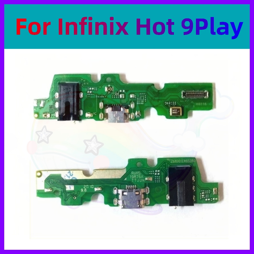 แพรชาร์จ infinix hot 9 play แพรตูดชาร์จ + ไมค์ + สม hot 9play