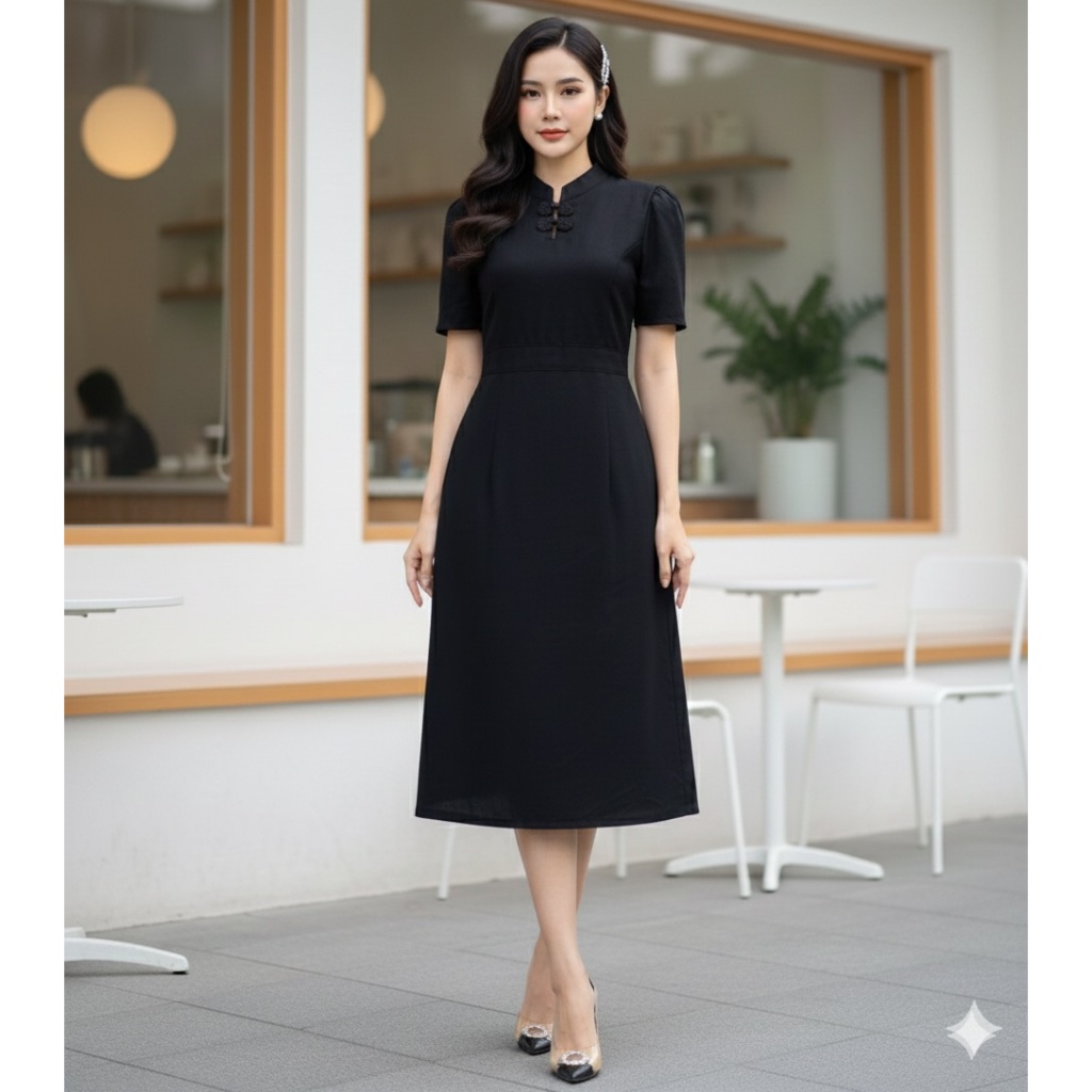 LANNA – ชุดสีดำผ้าไทย ชุดสีดำใส่ทำงาน ใส่ออกงาน ใส่ไว้ทุกข์ ชุดสวยใส่สบายมากค่ะ ราคา ถูกที่สุด ดีลบีเคเค แกลเลอรีภาพที่ 8
