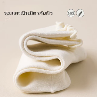 ถุงเท้า ผ้าฝ้าย แฟชั่นฤดูใบไม้ร่วง แต่งหูไม้ ถุงเท้าโลลิต้า เข้ากับทุกการแต่งกาย
