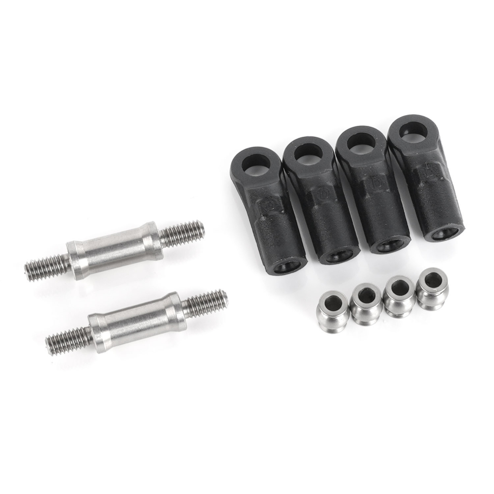 Boom Racing Stainless Steel Rear Upper Link BRLC70228 (2) สำหรับ AWB Link สำหรับ BRX01 AWB