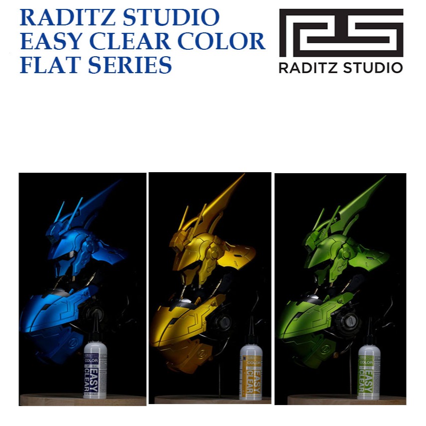 [RADITZ STUDIO] EASY CLEAR FLAT COLOUR SERIES Pre-Thinned Paint For Gundam Plastic Model & Airbrush Painting Model Tools ราคา ถูกที่สุด ดีลบีเคเค