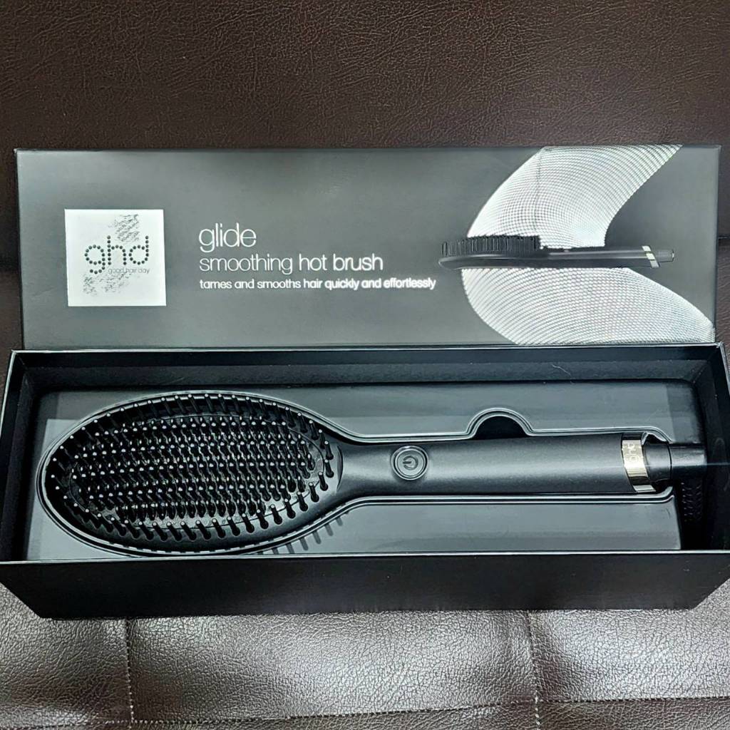 [เก็บ code ลดเพิ่ม 1750]GHD จีเอชดี เเปรงยืด/ม้วนผม glide hot brush**ของเเท้(ประกัน 2 ปี)