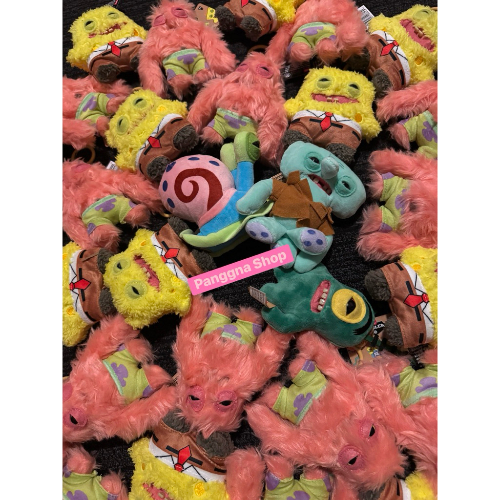 (พร้อมส่ง)Fuggler x SpongeBob Keyring