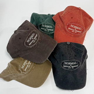 หมวกเบสบอล แบบนิ่ม ปักNormal มี 5สี  คุณภาพสู สไตล์วินเทจ