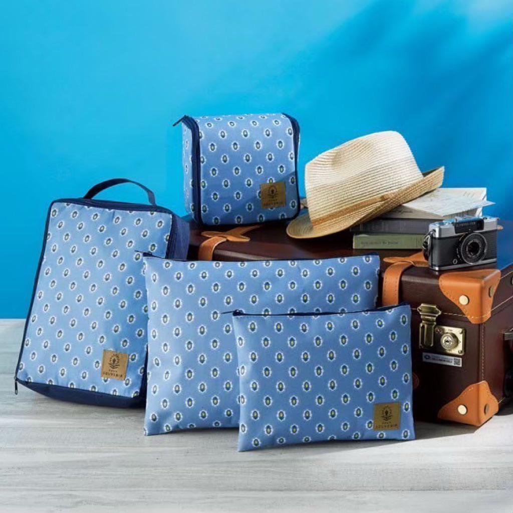 De Souvenir Travel Pouch (2 Slim pouch)
