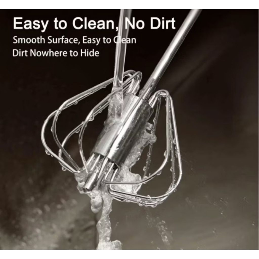 พร้อมส่งจากไทย ที่ตีไข่อัตโนมัติแบบกด / ที่ตีไข่สเตนเลส / เครื่องตีไข่กดหมุนอัตโนมัติ - รูปที่ 6