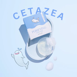Cetazea Purifying Soap Bar 🐳 80g สบู่ก้อนสูตรอ่อนโยน บรรเทาการระคายเคืองผิว ผิวแพ้ง่าย สบู่อาบน้ำ