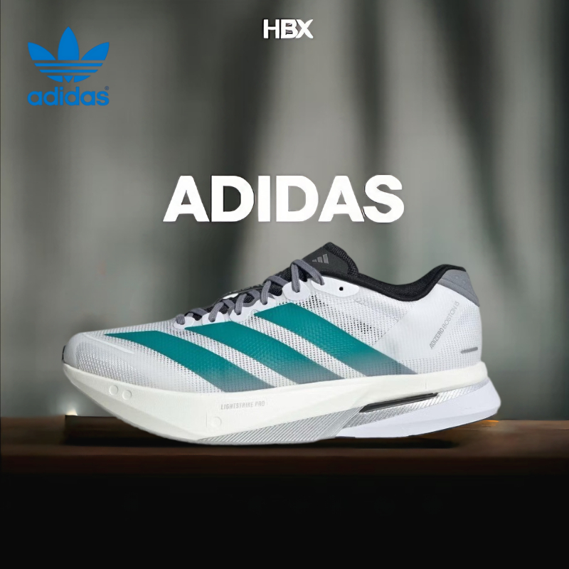 👍ของแท้ 100% adidas Adizero Boston 13 white Sneakers JR4791