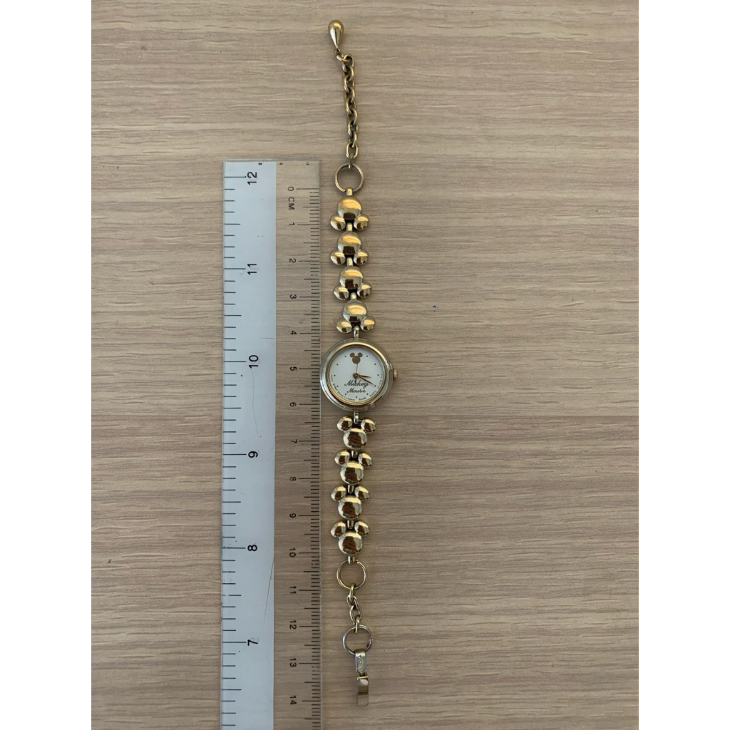 มือสอง💥   นาฬิกาข้อมือ Mickey Mouse  เครื่อง ALBA จาก ญี่ปุ่น🇯🇵