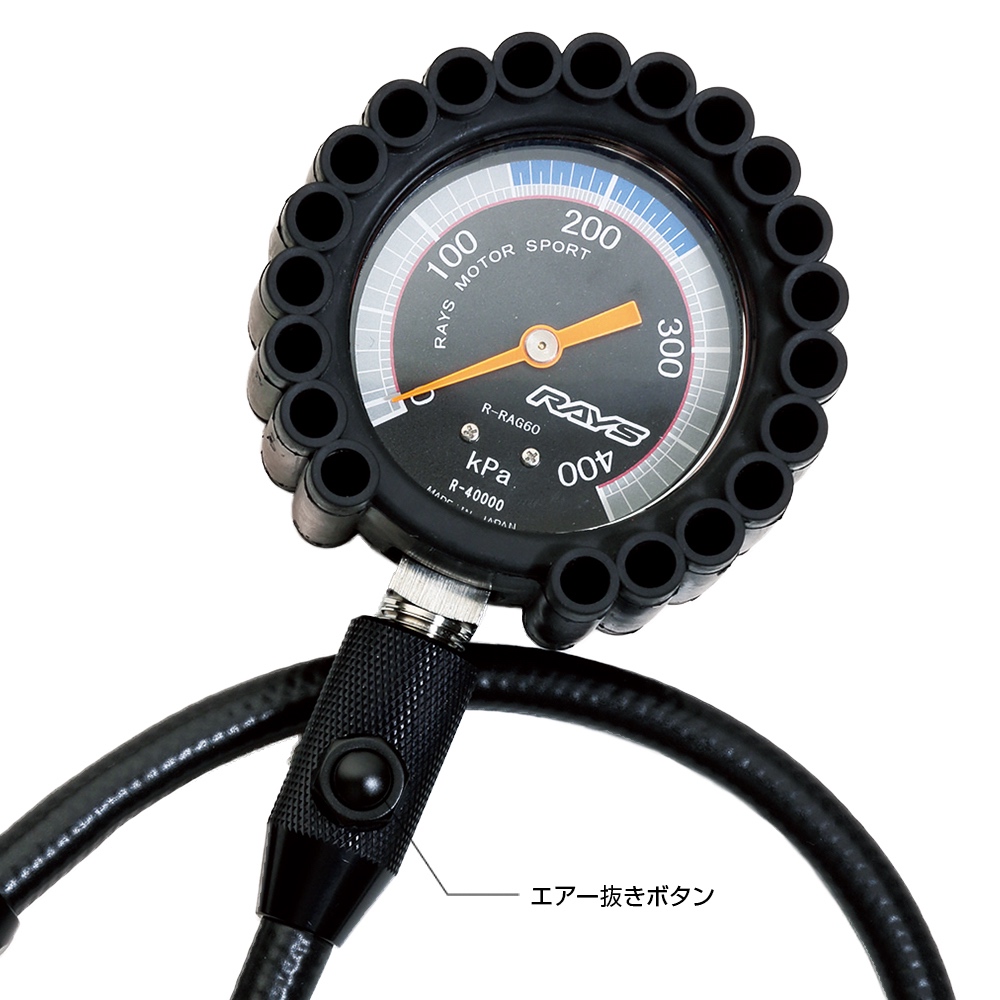 RAYS แท้100% RAYS Racing Air Gauge เกจ์วัดลมยาง ทนทาน คุณภาพสูง Japan Quality