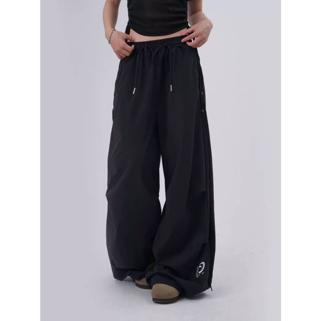 [Deformable dance wide-leg pants]กางเกงขากว้างสไตล์แจ๊สแดนซ์สำหรับผู้หญิงสไตล์ย้อนยุคสไตล์อเมริกัน - รูปที่ 5