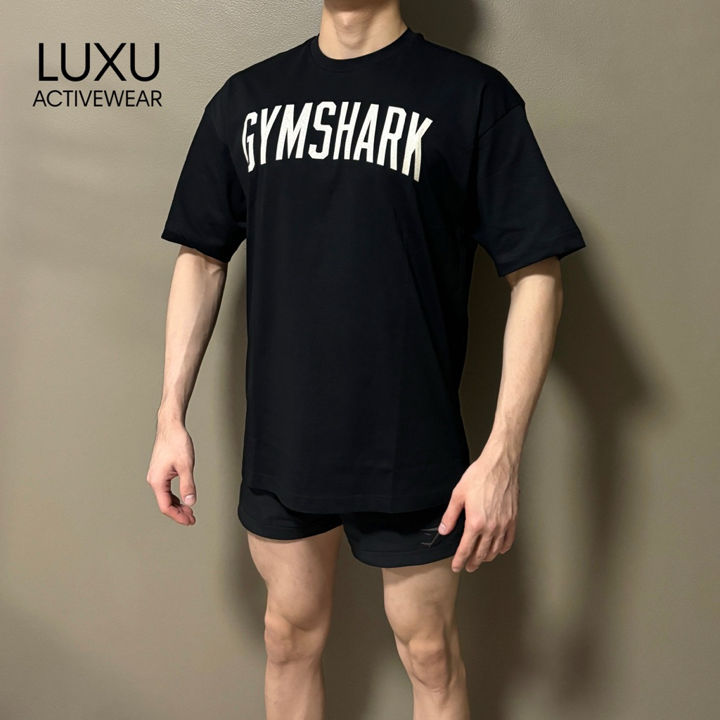 (พร้อมส่ง) GYMSHARK เสื้อ Oversized Fit รุ่น Worn Graphic ของแท้ 100%