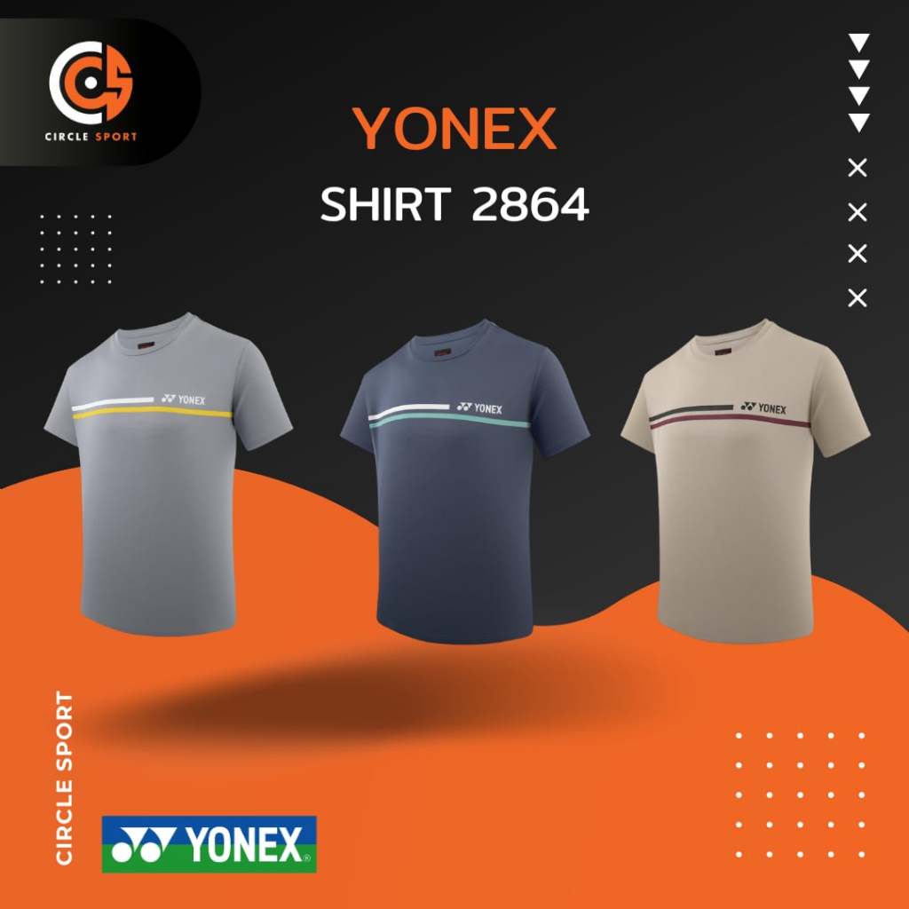 เสื้อแบดมินตัน Yonex Shirt 2864 TRU-DRY (สินค้าลิขสิทธิ์แท้ 100%)